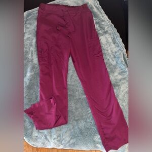 Grey's Anatomy Burgundy Scrub Pants